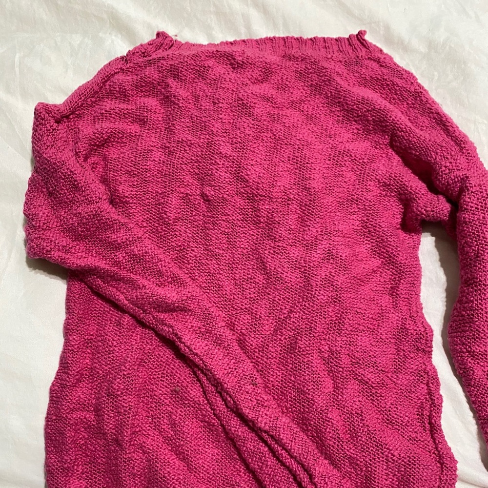 Hot pink sweater